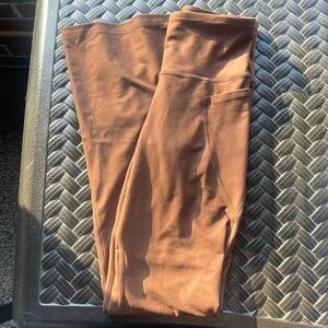 Old navy size small flare legging brown